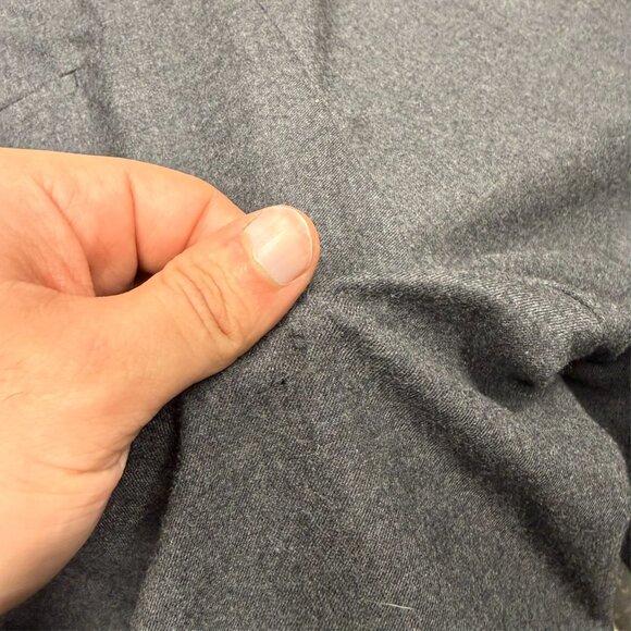 Coppley Suit Super 140s Flannel Wool Grey Made in Canada 40 R 34x32 - Picture 14 of 15